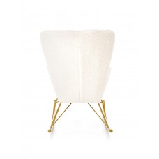 Šūpuļkrēsls ar zelta kājām LIBERTO